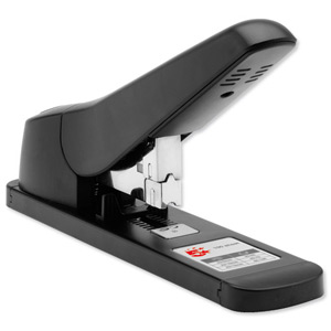 5 Star Stapler Heavy Duty Office Lever Arm All-Steel Capacity 100 Sheets Black Ref 918664 Ident: 367C