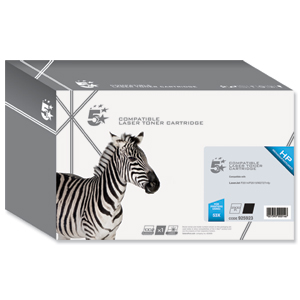 5 Star Compatible Laser Toner Cartridge Page Life 7000pp Black [HP No. 53X Q7553X Alternative]