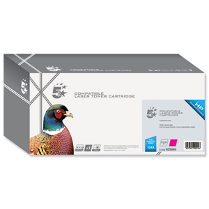 5 Star Compatible Laser Toner Cartridge Page Life 2000pp Magenta [HP No. 124A Q6003A Alternative]