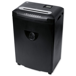 5 Star MCC12 Shredder Micro 2x9mm Cross Cut 32.7 Litre 12x80gsm 19.2kg W420xD305xH650mm