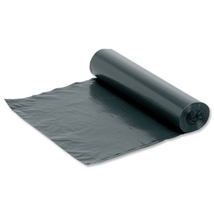 Bin Bags On The Roll 95 Litre Capacity Black [Box 300]