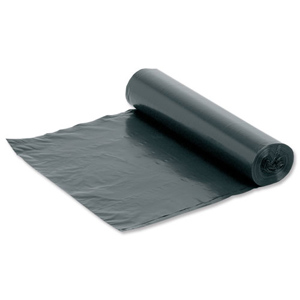 Bin Bags On The Roll 95 Litre Capacity Black [Box 300] Ident: 521F