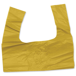 Bag Tie Handle 100 Litre Capacity Yellow [Box 200] Ident: 522E