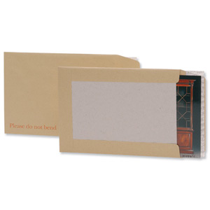5 Star Envelopes Board-backed Peel and Seal 115gsm C3 Manilla [Pack 50] Ident: 125C