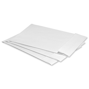5 Star Envelopes Window Peel and Seal Gusset 25mm C4 White [Pack 125] Ident: 124C
