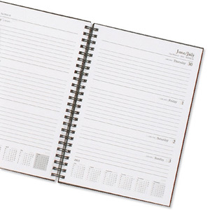 5 Star 2013 Wirobound Diary Week to View Double Page Spread 120 Pages W210xH297mm A4 Black Ident: 313C