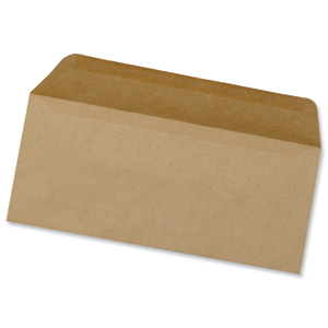 5 Star Envelopes Lightweight Wallet Gummed 75gsm Manilla DL [Pack 1000]