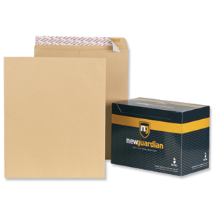 New Guardian Envelopes Heavyweight Pocket Peel and Seal Manilla 444x368mm [Pack 125]