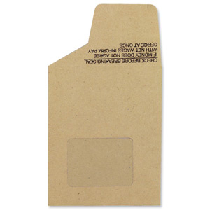 New Guardian Wage Envelopes Press Seal Window in Face Manilla 121x98mm [Pack 1000]