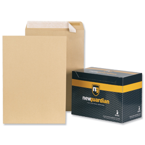 New Guardian Envelopes Heavyweight Pocket Peel and Seal Manilla C3 [Pack 125] Ident: 122E