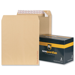 New Guardian Envelopes Heavyweight Board-backed Peel and Seal Manilla 444x368mm [Pack 50] Ident: 125B