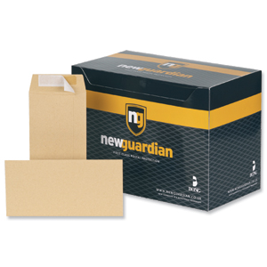 New Guardian Envelopes Heavyweight Pocket Peel and Seal Manilla DL [Pack 500]