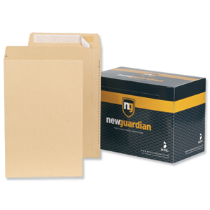 New Guardian Envelopes Heavyweight Pocket Peel and Seal Manilla 356x229mm [Pack 250] Ident: 122E