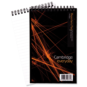 Cambridge Notebook Headbound Wirebound 70gsm Ruled 160pp 200x125mm Ref 100080496 [Pack 10] Ident: 37D