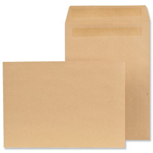 New Guardian Envelopes Mediumweight Pocket Press Seal 90gsm Manilla C4 [Pack 250] Ident: 119C