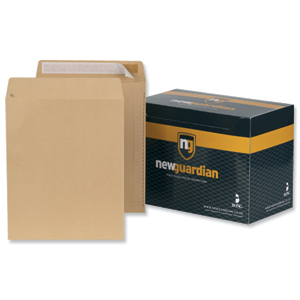 New Guardian Envelopes Heavyweight Pocket Peel and Seal Manilla 305x250mm [Pack 250] Ident: 122E