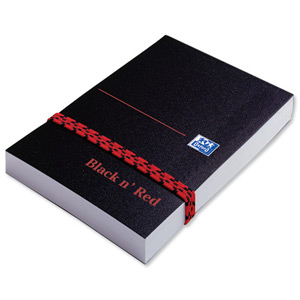 Black n Red Polynote Book Casebound 90gsm Unruled 192pp 105x74mm Ref 100080540 [Pack 10] Ident: 29G