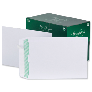Basildon Bond Envelopes Pocket Peel and Seal 100gsm White C4 [Pack 250] Ident: 119D